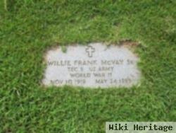 Willie Frank Mcvay, Sr