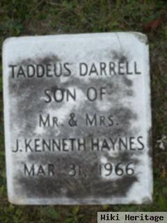 Taddeus Darrell Haynes