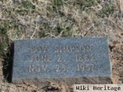 Adolphus Leroy "roy" Simpson