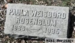 Paula W Weisbord Rosenblum