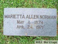 Marietta Allen Norman