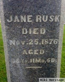 Jane Faulkner Rusk