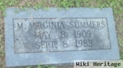 M Virginia Summers