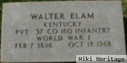 Pvt Walter Elam