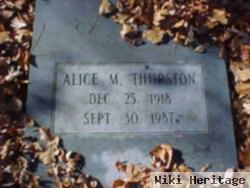Alice M. Thurston