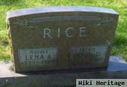Lena Alice White Rice