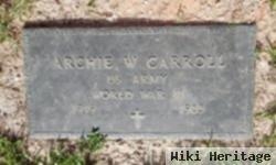 Archie W Carroll