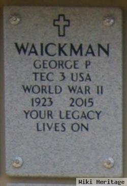 George P Waickman