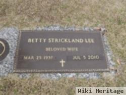 Betty Joe Strickland Lee