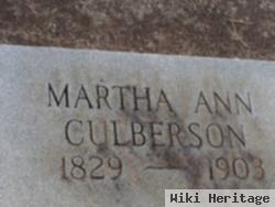 Martha Ann Culberson