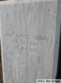 Mary Newell Sloan