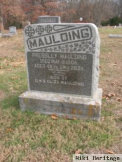 Pressley M Maulding