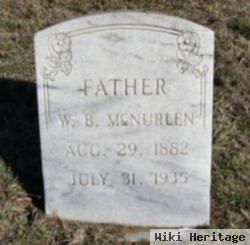 William Bill "w.b." Mcnurlen