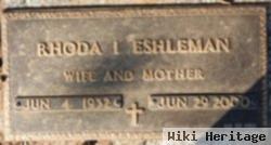 Rhoda I. Irwin Eshleman