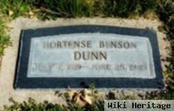 Hortense Benson Dunn