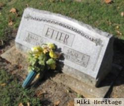 Willis Oliver Etter, Sr