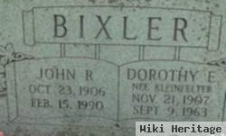 Dorothy E Kleinfelter Bixler