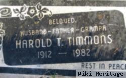 Harold T Timmons