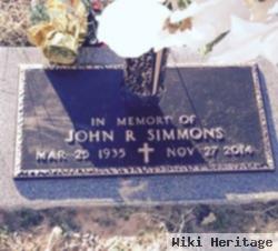 John R Simmons