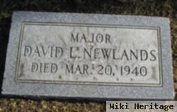 Maj David L Newlands