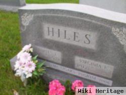 Virginia E Hiles