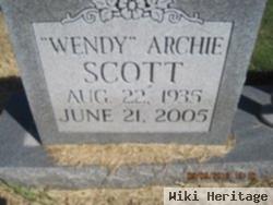 Archie Ray "wendy" Scott