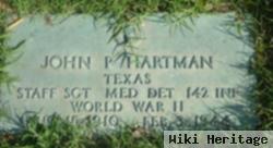 Sgt John Paul Hartman