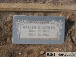 Walter H Sadler