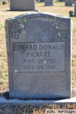 Edward Donald Pickett