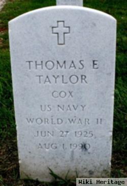 Thomas Ernest Taylor