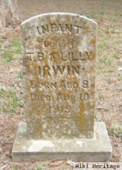 Infant Daughter Irwin