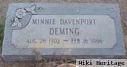 Minnie Vena Davenport Deming