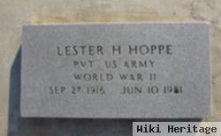 Lester H Hoppe