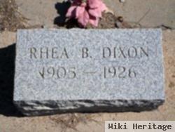 Rhea B. Dixon