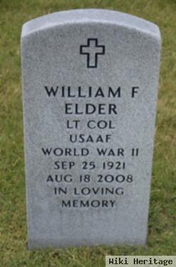 William F Elder