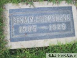 Erna M Griemsmann