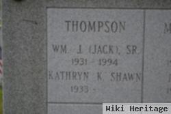 William J "jack" Thompson, Sr