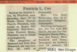 Patricia L Hammond Cox