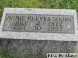 Honorah "nonie" Reeves Sours