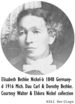 Elizabeth Wilhelmine Bethke Nickel