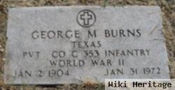 George M Burns