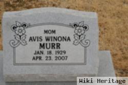 Avis Winona Murr