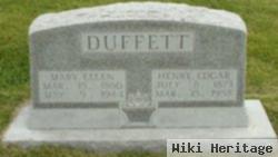 Henry Edgar "ed" Duffett