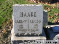 Carl W Haake