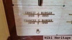 Ernest J Burger