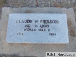 Sgt Claude W. Pierson