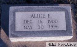 Alice F Bullock