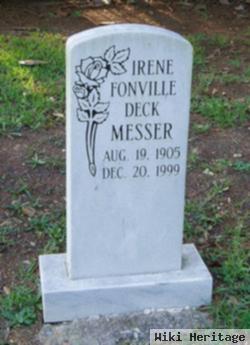 Irene Fonville Deck Messer