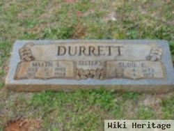 Sudie E. Durrett