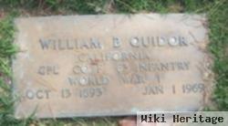 Corp William B Quidor